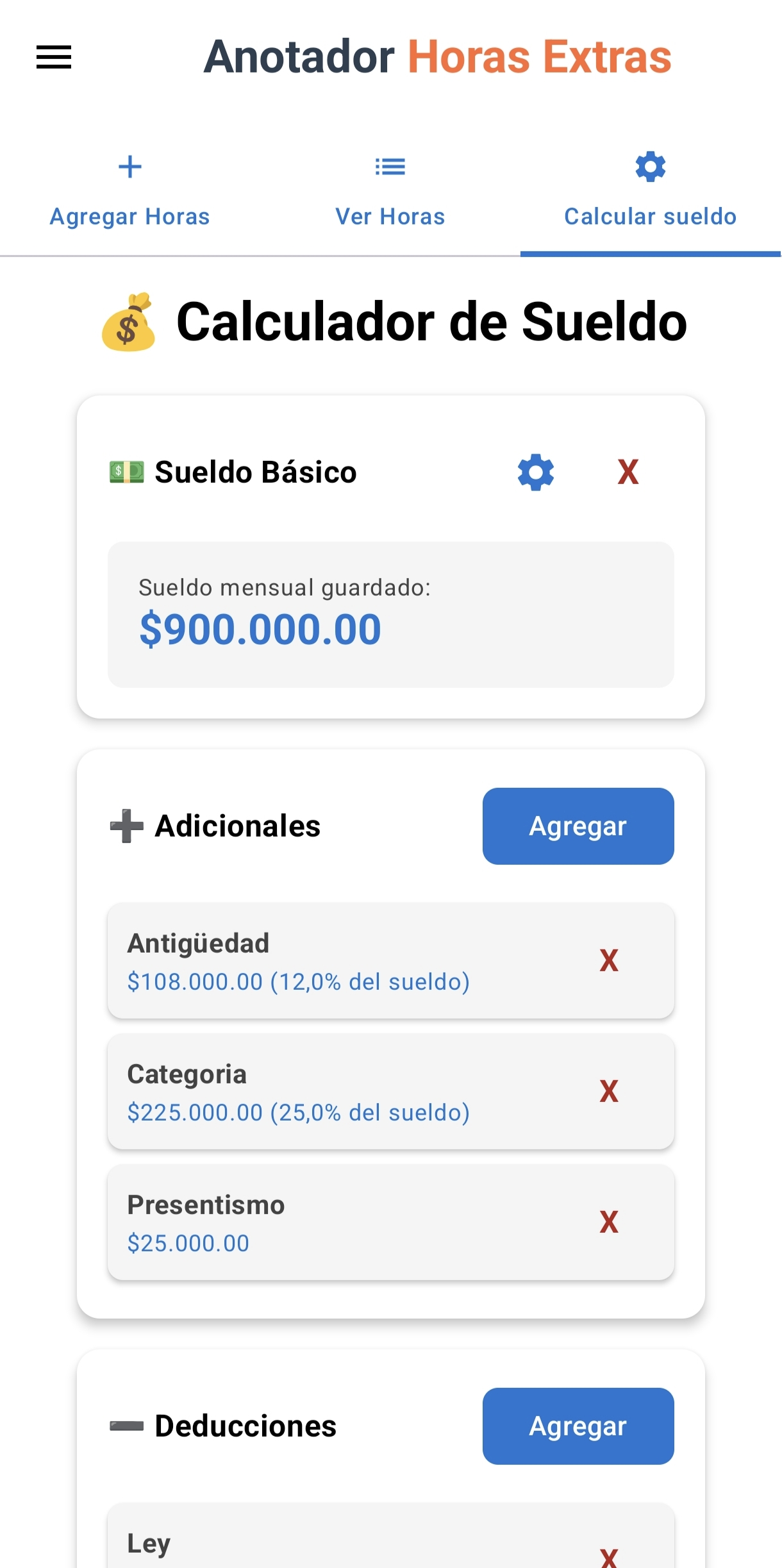 Anotador Horas Extras captura 4